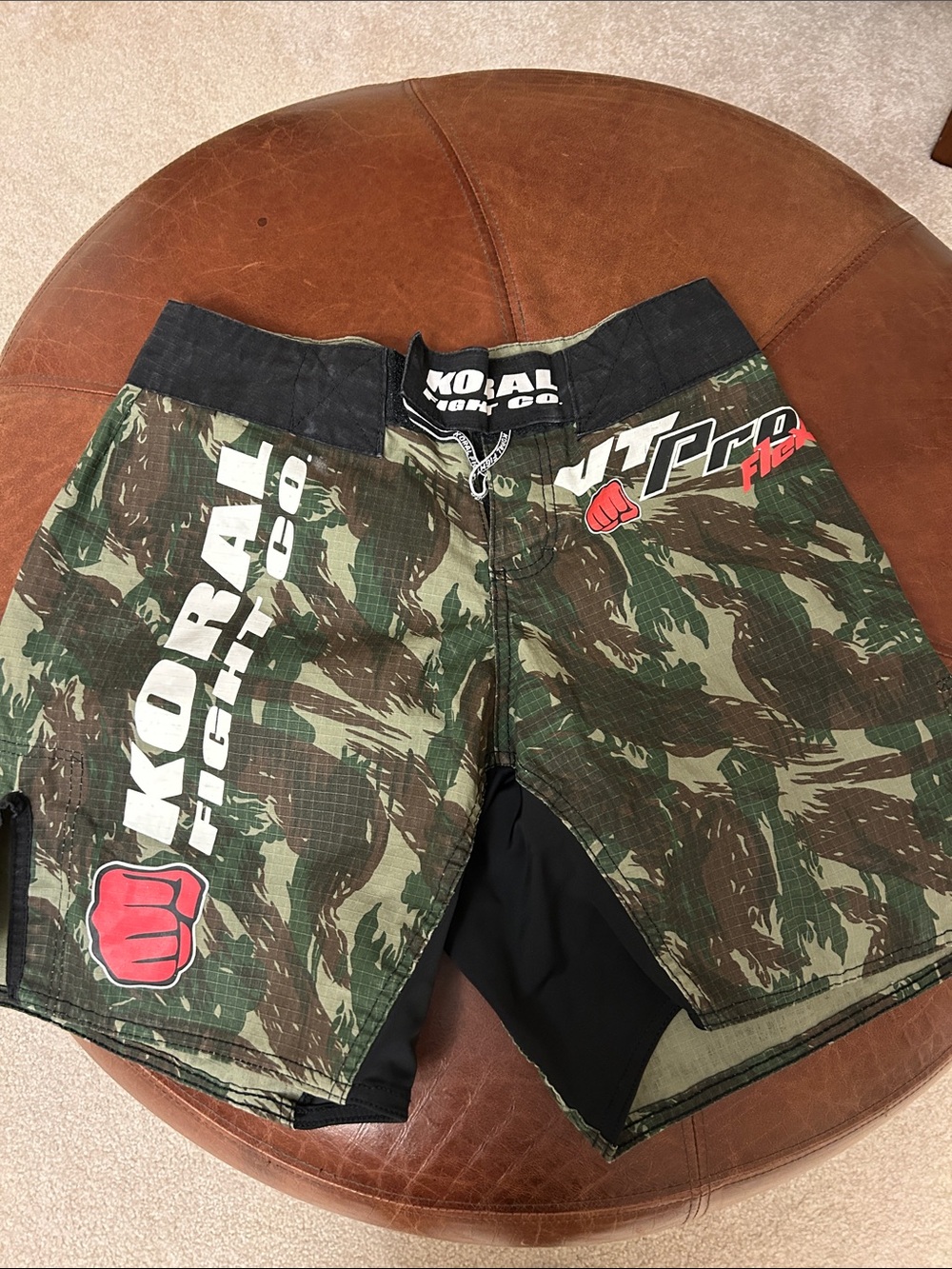 Koral Men’s Camouflage MMA Hybrid Shorts — Green, Brown, Black